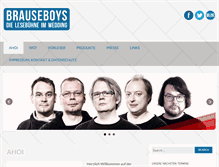 Tablet Screenshot of brauseboys.de